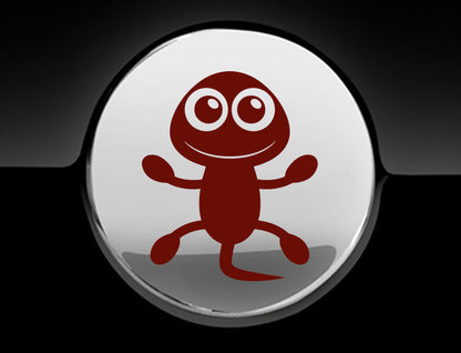 Adorable Lizard Fuel Cap Car Sticker