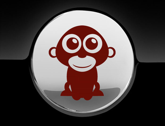Adorable Gorilla Fuel Cap Car Sticker