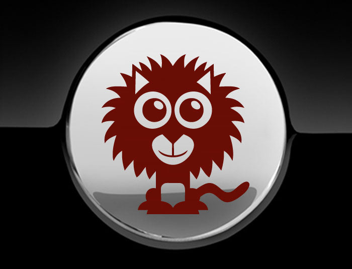 Adorable Lion Fuel Cap Car Sticker