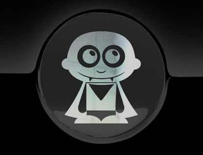 Adorable Vampire Fuel Cap Car Sticker