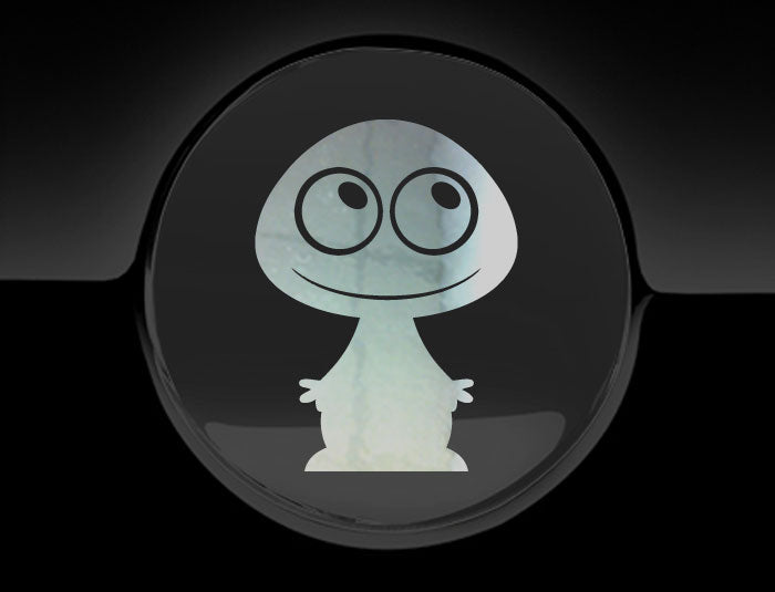 Adorable Alien Fuel Cap Car Sticker