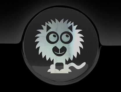 Adorable Lion Fuel Cap Car Sticker