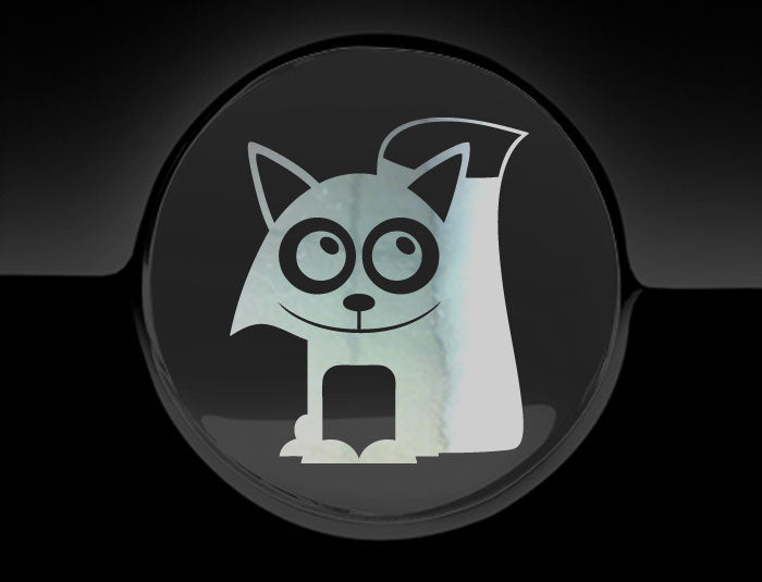 Adorable Fox Fuel Cap Car Sticker