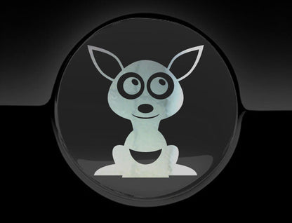 Adorable Kangaroo Fuel Cap Car Sticker
