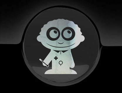 Adorable Doctor Fuel Cap Car Sticker