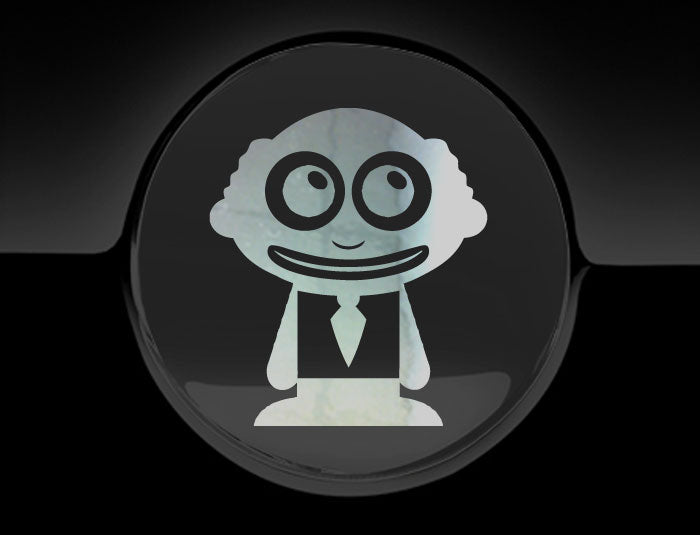 Adorable Grandpa Fuel Cap Car Sticker