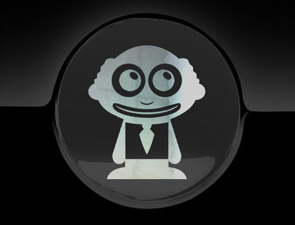Adorable Grandpa Fuel Cap Car Sticker