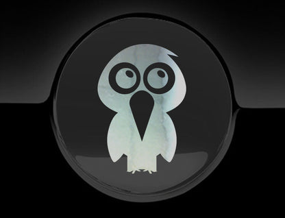 Adorable Hawk Fuel Cap Car Sticker