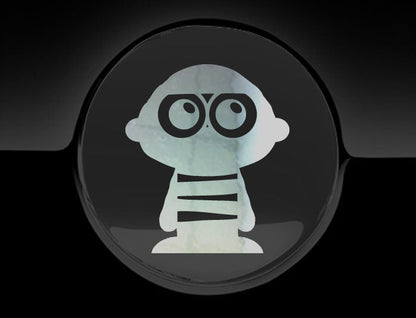 Adorable Mummy Fuel Cap Car Sticker