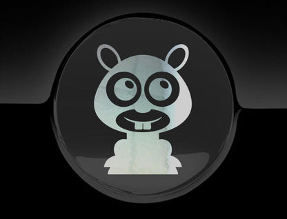 Adorable Mole Fuel Cap Car Sticker