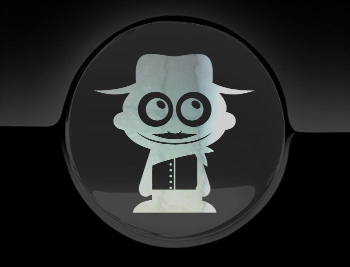 Adorable Cowboy Fuel Cap Car Sticker