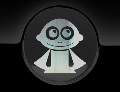 Adorable Superhero Fuel Cap Car Sticker