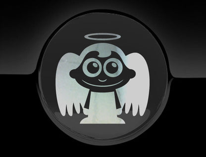 Adorable Angel Fuel Cap Car Sticker