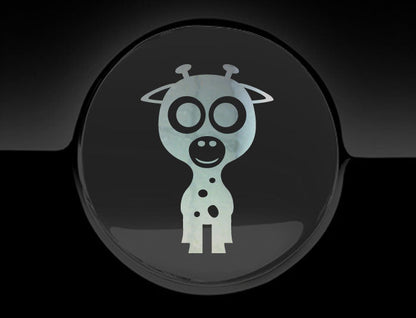 Adorable Giraffe Fuel Cap Car Sticker
