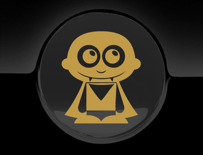 Adorable Vampire Fuel Cap Car Sticker