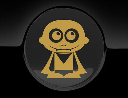 Adorable Vampire Fuel Cap Car Sticker