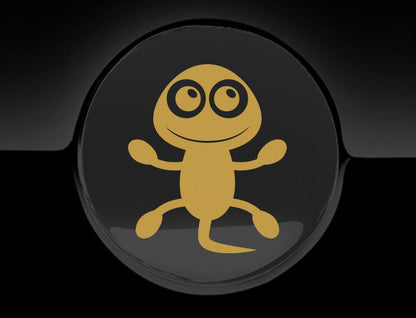 Adorable Lizard Fuel Cap Car Sticker