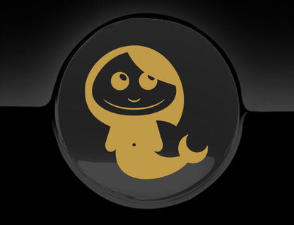 Adorable Mermaid Fuel Cap Car Sticker
