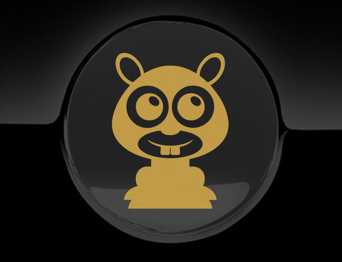 Adorable Mole Fuel Cap Car Sticker