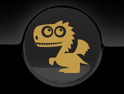 Adorable Dragon Fuel Cap Car Sticker