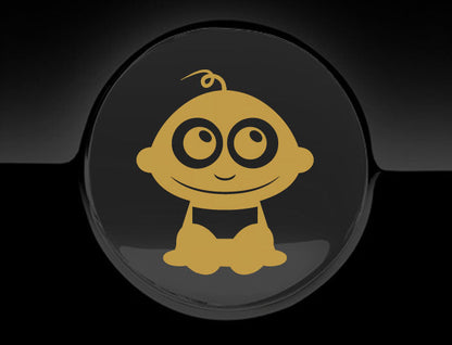 Adorable Baby Fuel Cap Car Sticker