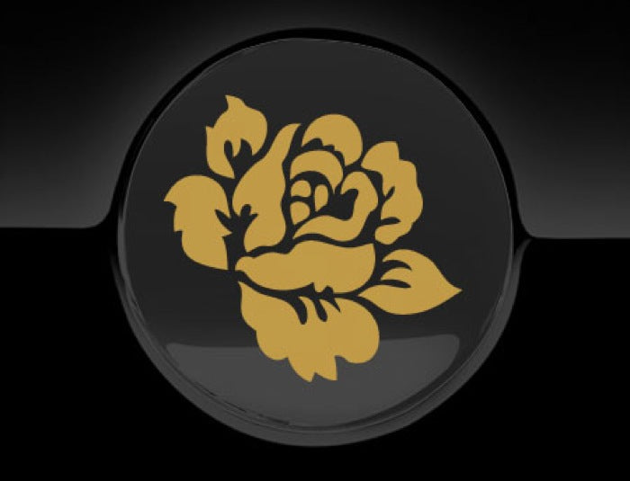 English Rose Fuel Cap Cover Car Sticker