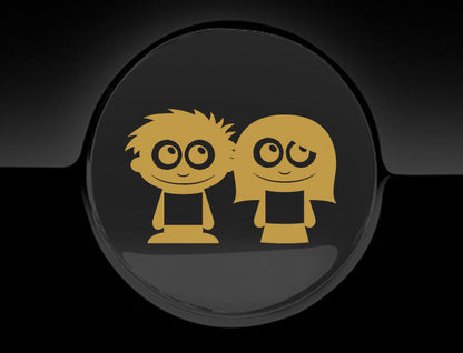 Adorable Friends Fuel Cap Car Sticker