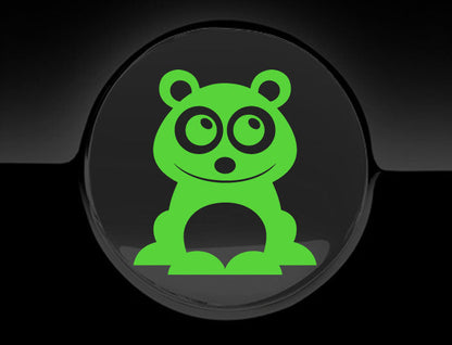 Adorable Panda Fuel Cap Car Sticker