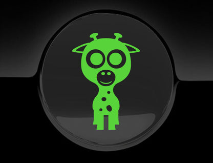 Adorable Giraffe Fuel Cap Car Sticker