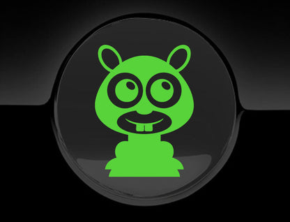 Adorable Mole Fuel Cap Car Sticker