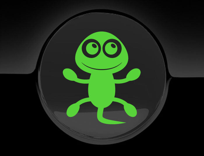 Adorable Lizard Fuel Cap Car Sticker