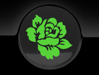 English Rose Fuel Cap Cover Car Sticker