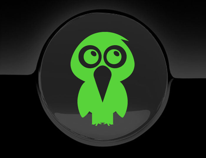 Adorable Hawk Fuel Cap Car Sticker