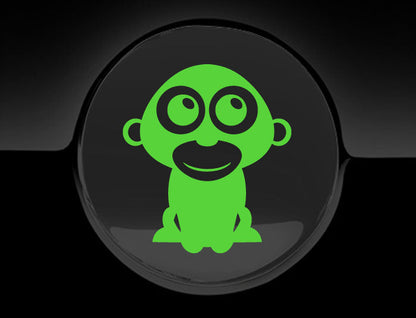 Adorable Gorilla Fuel Cap Car Sticker