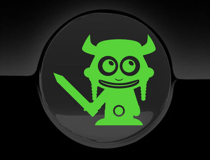 Adorable Viking Fuel Cap Car Sticker