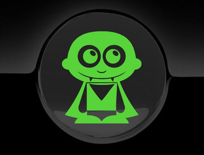 Adorable Vampire Fuel Cap Car Sticker