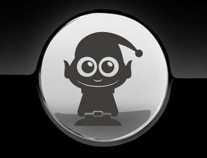 Adorable Elf Fuel Cap Car Sticker