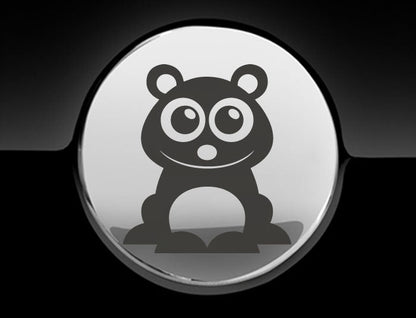 Adorable Panda Fuel Cap Car Sticker