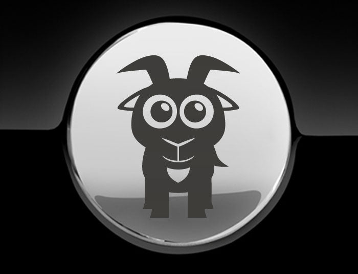 Adorable Goat Fuel Cap Car Sticker