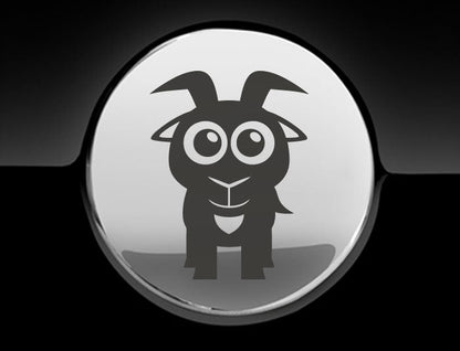 Adorable Goat Fuel Cap Car Sticker