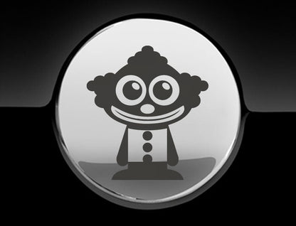 Adorable Clown Fuel Cap Car Sticker