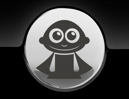Adorable Superhero Fuel Cap Car Sticker