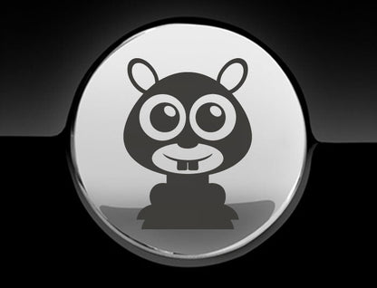Adorable Mole Fuel Cap Car Sticker