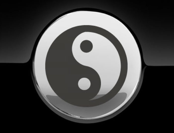 Yin Yang Fuel Cap Cover Car Sticker