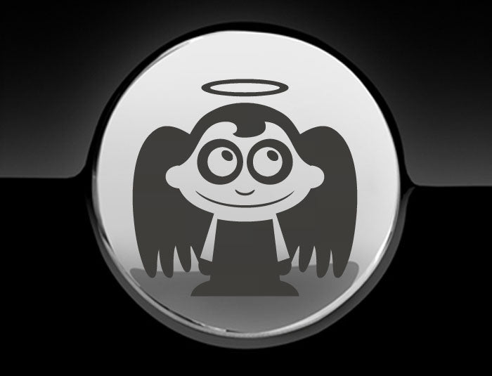 Adorable Angel Fuel Cap Car Sticker