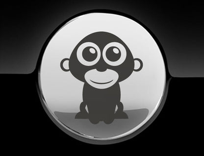 Adorable Gorilla Fuel Cap Car Sticker