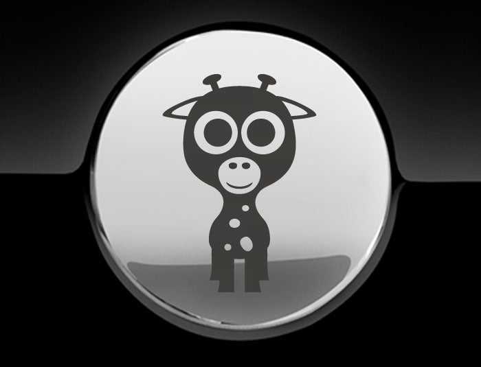 Adorable Giraffe Fuel Cap Car Sticker