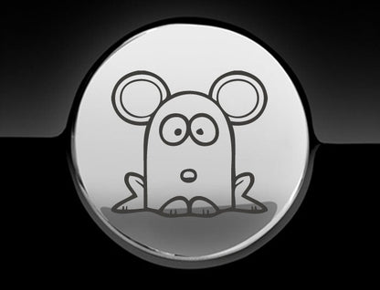 Funny Cartoon MouseFuel Cap Cover Car Sticker