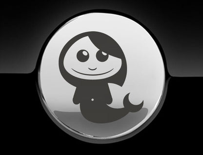 Adorable Mermaid Fuel Cap Car Sticker