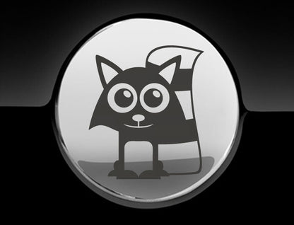 Adorable Raccoon Fuel Cap Car Sticker